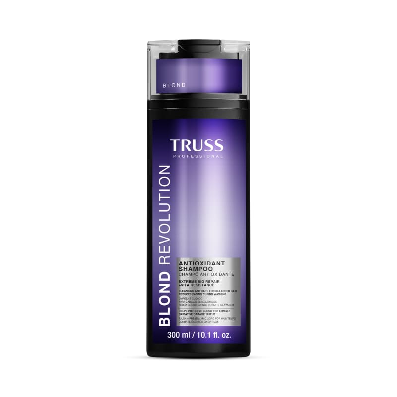 Shampoo TRUSS Blond Revolution Antioxidante Matizador 300ml Cabelos Loiros Radiantes