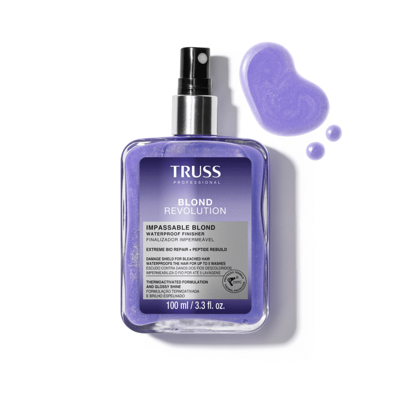 Kit TRUSS Blond Revolution Profissional 4 Itens: Cabelos Loiros Radiantes, Reconstruídos e Protegidos