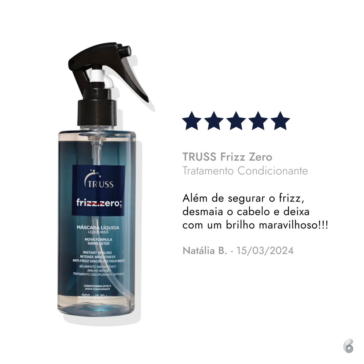 Combo Truss Frizz Zero + Uso Obrigatório: Kit 4 Itens Anti-Frizz Completo