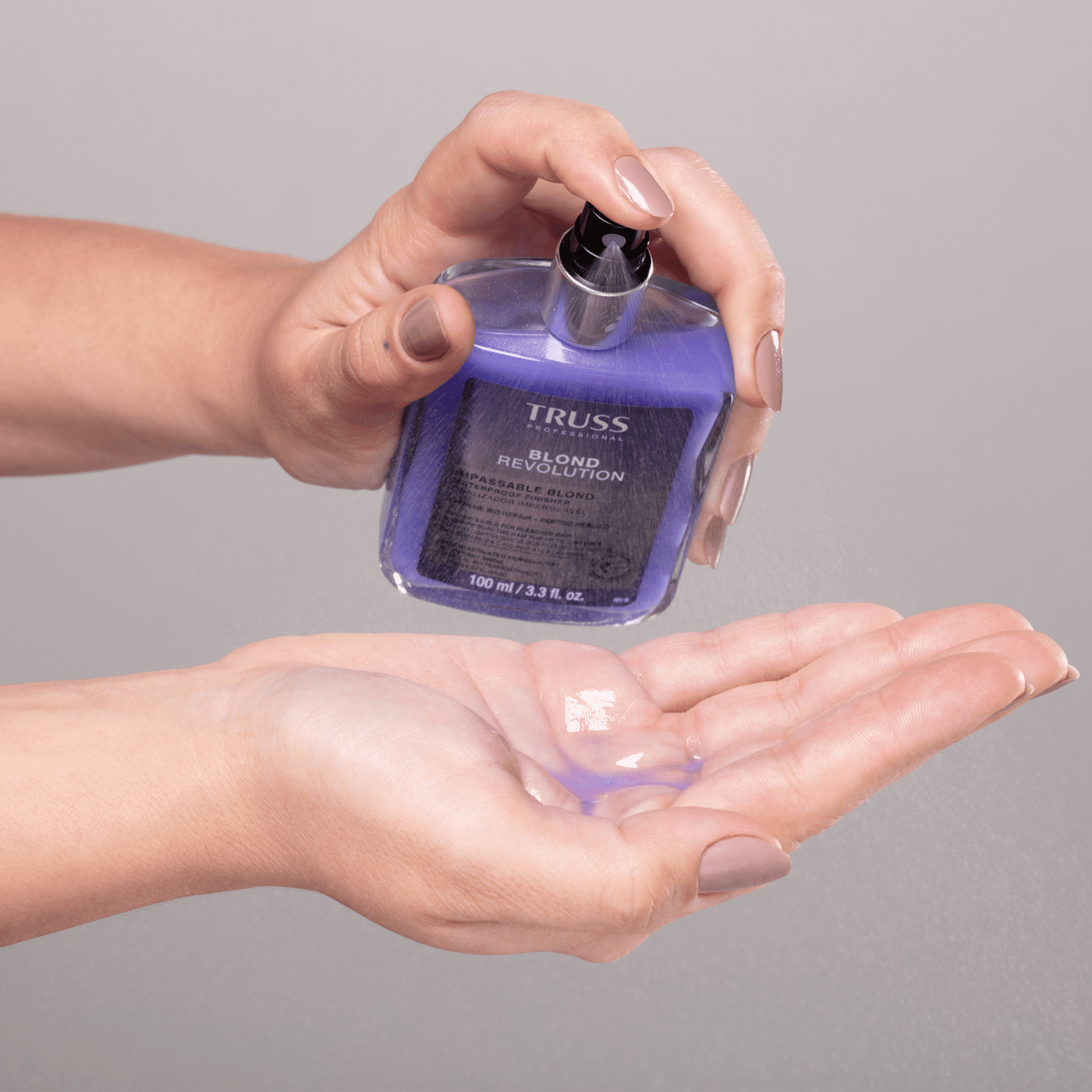 Finalizador Truss Blond Revolution 100ml: Proteção Térmica, Brilho Espelhado para Loiros
