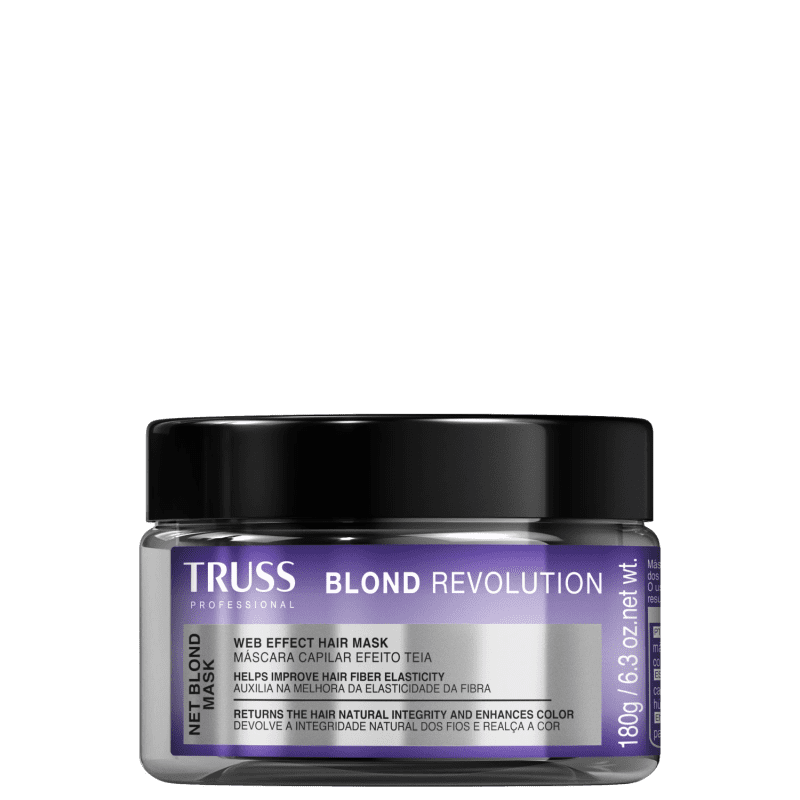 Kit TRUSS Blond Revolution Profissional 4 Itens: Cabelos Loiros Radiantes, Reconstruídos e Protegidos