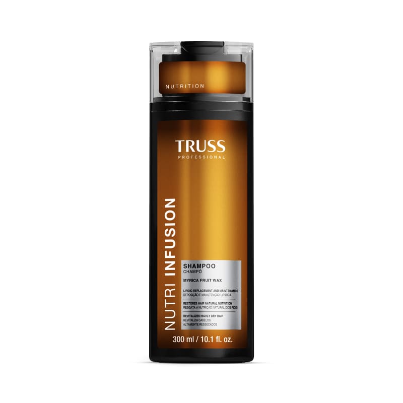 Shampoo Truss Nutri Infusion 300ml: Nutrição Profunda e Brilho para Cabelos Ressecados e Desidratados