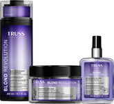 Truss Combo Blond Revolution: Kit Shampoo, Máscara e Finalizador para Loiros Radiantes