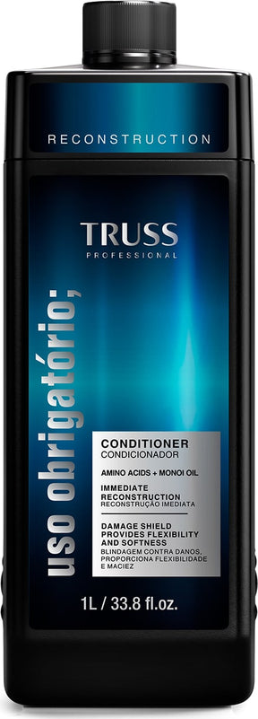 Condicionador TRUSS Uso Obrigatório Reconstruction 1L: Restauração Profunda Cabelos Danificados